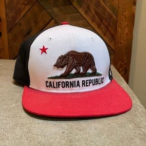 California Republic Flat Bill Hat
